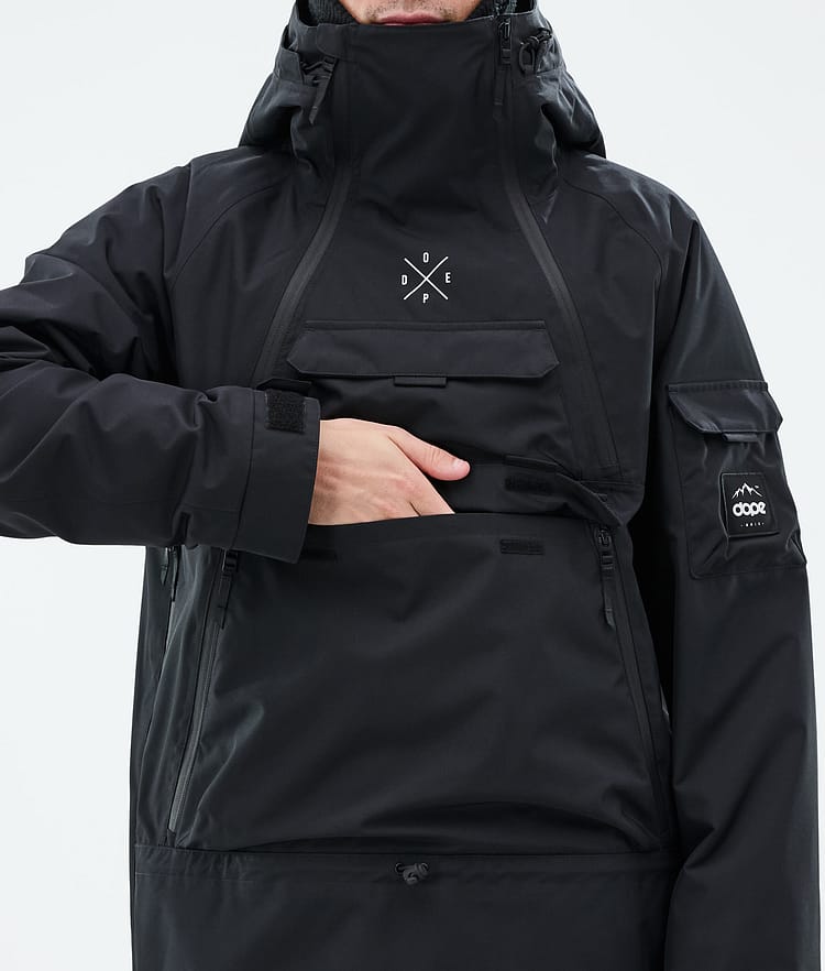 Dope Akin Snowboard Jacket Men Black Renewed, Image 9 of 10