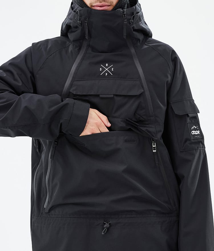 Dope Akin Snowboard Jacket Men Black