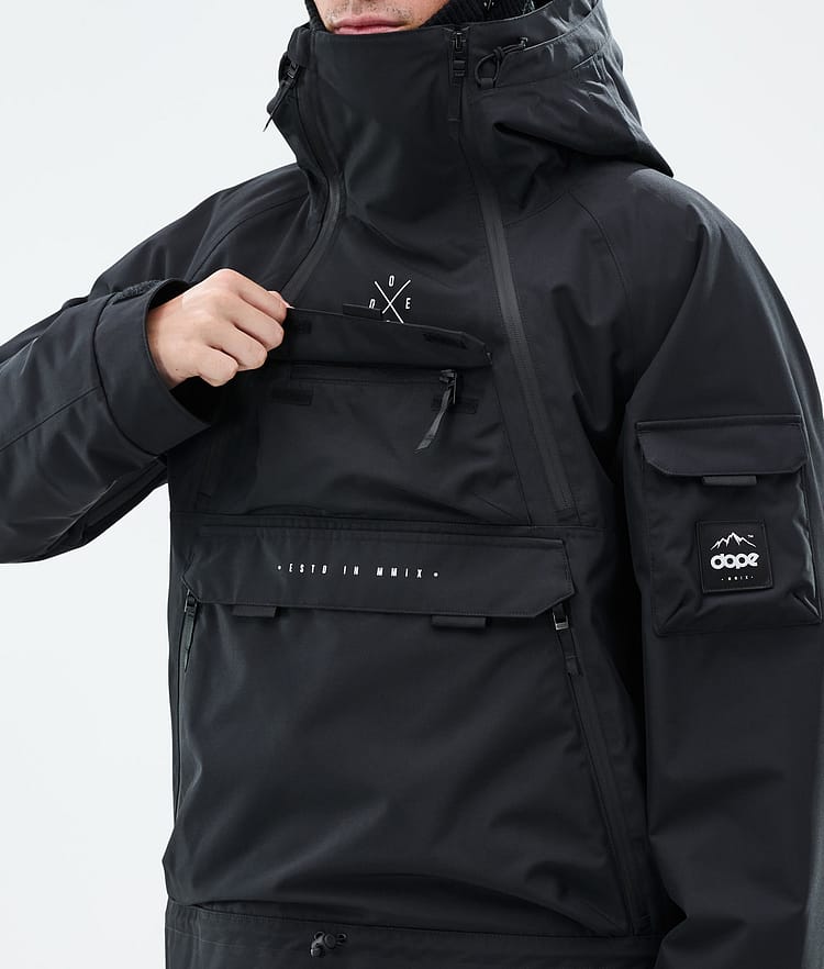 Dope Akin Snowboard Jacket Men Black Renewed, Image 10 of 10