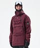 Akin Snowboard Jacket Men Burgundy from review by Laura