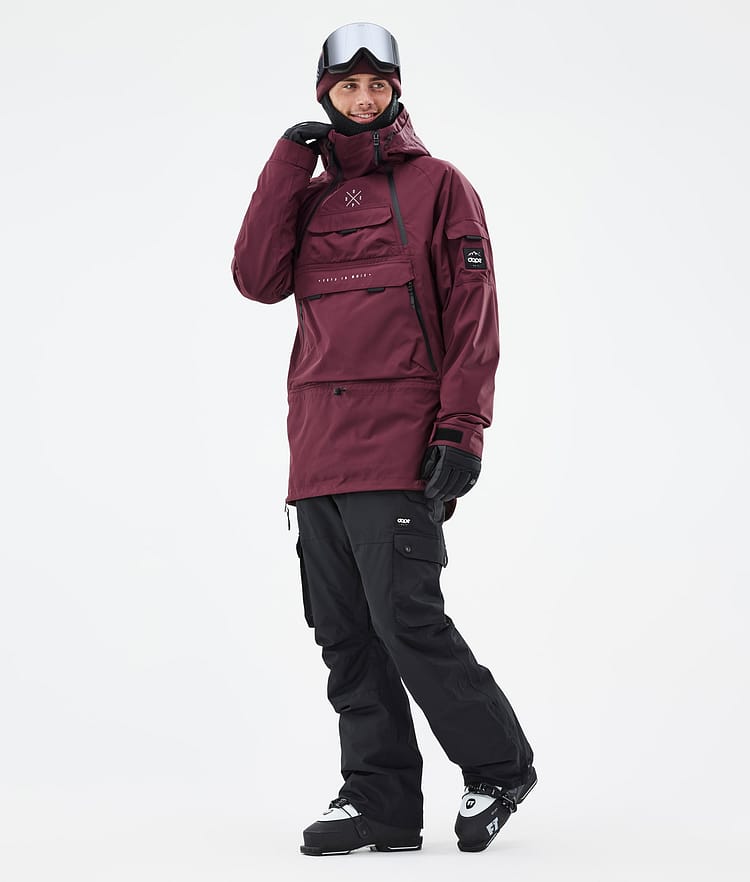 Dope Akin Ski Jacket Men Burgundy