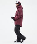 Dope Akin Snowboard Jacket Men Burgundy Renewed, Image 4 of 9