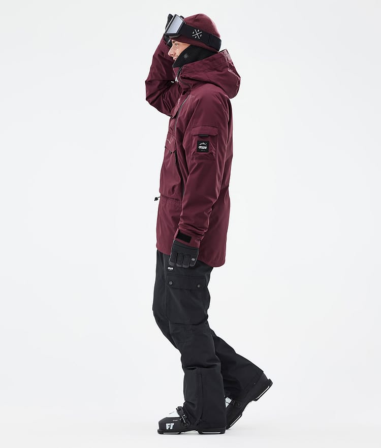 Dope Akin Ski Jacket Men Burgundy