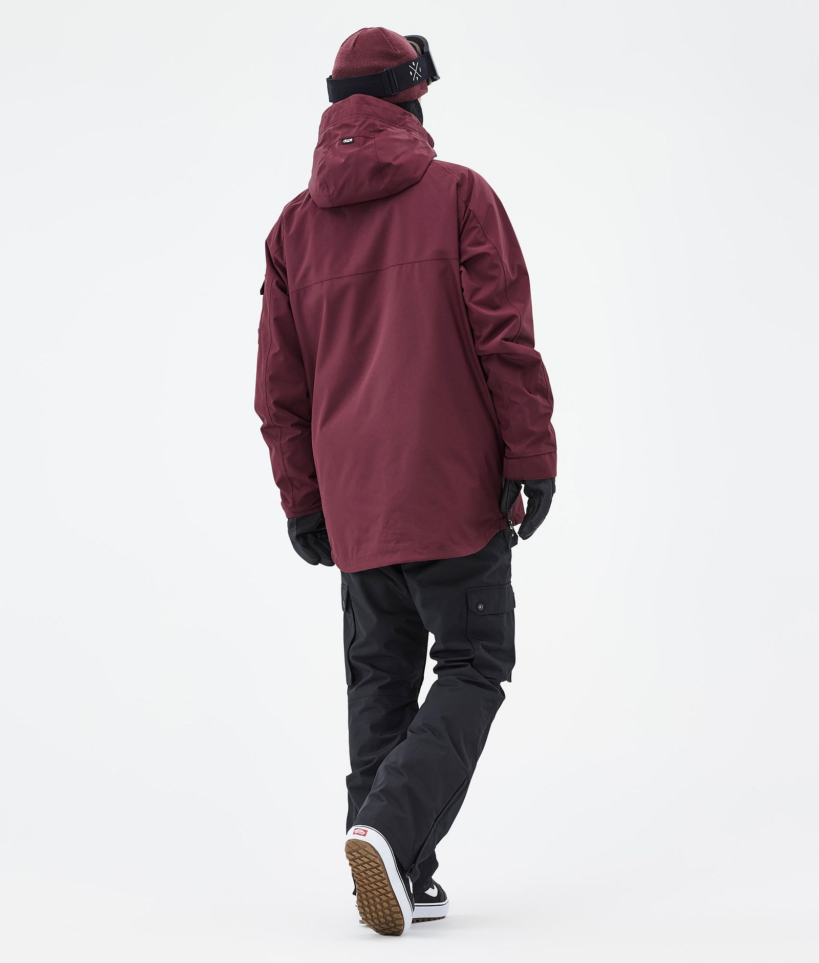 Dope Akin Giacca Snowboard Uomo Burgundy Renewed, Immagine 5 di 9