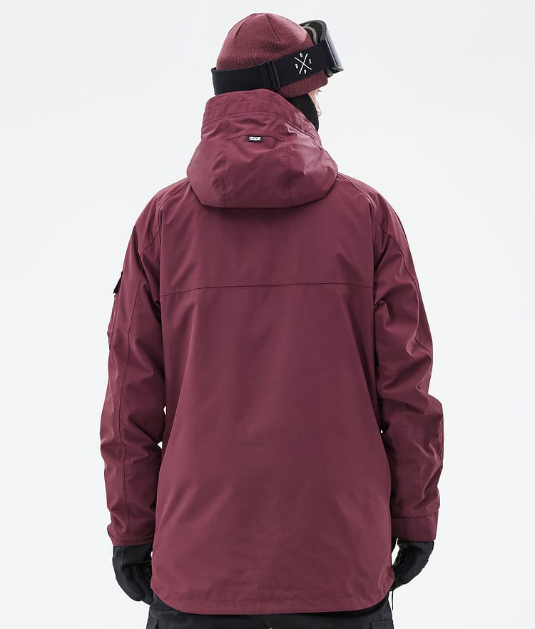 Dope Akin Ski Jacket Men Burgundy