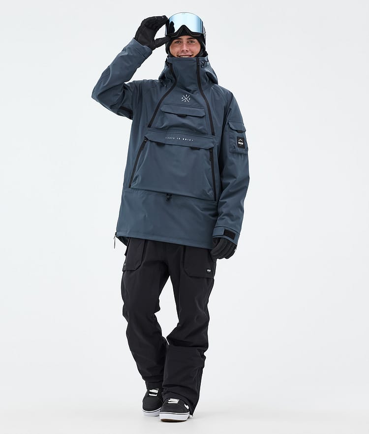 Dope Akin Snowboard Jacket Men Metal Blue Renewed, Image 3 of 10