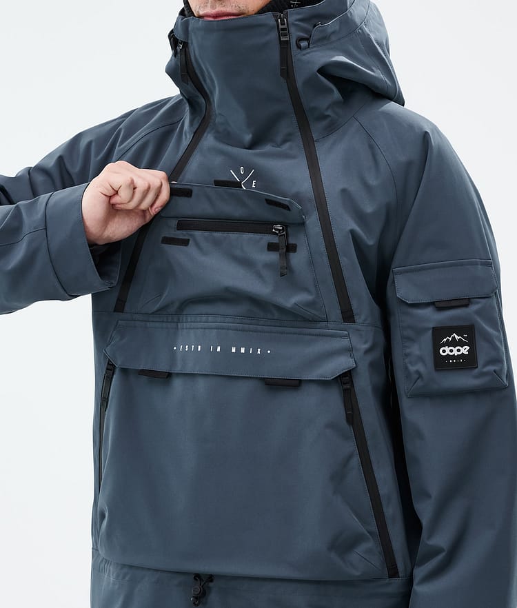 Dope Akin Snowboard Jacket Men Metal Blue Renewed, Image 10 of 10