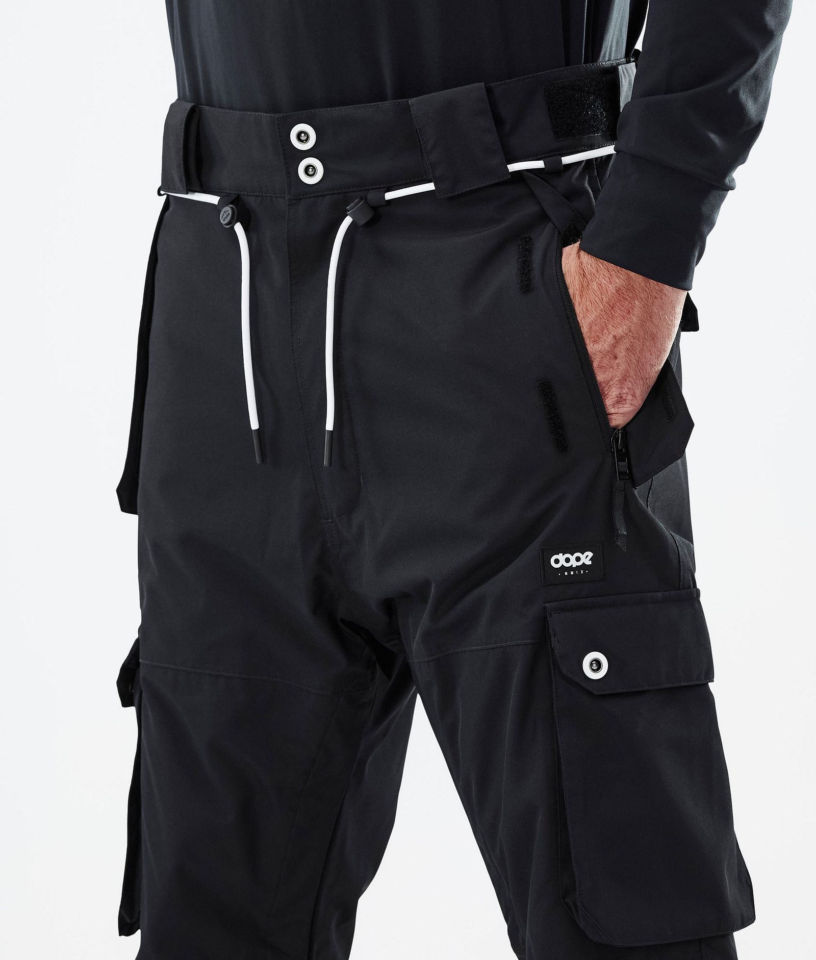 Dope Iconic Spodnie Snowboardowe Mężczyźni Black