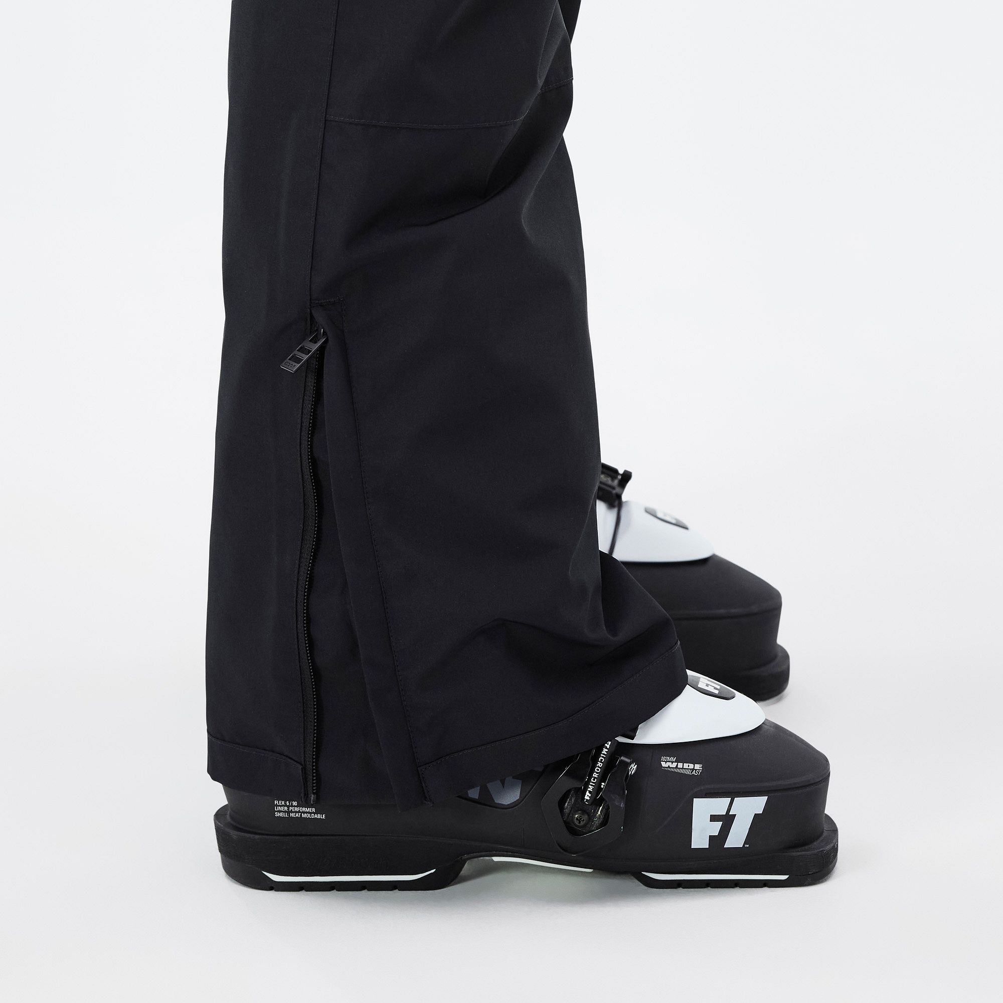 スノーボード PANTS BLACK LEATHER Vegan Leather Mid-Rise Aurora Ski Pant | Perfect Moment