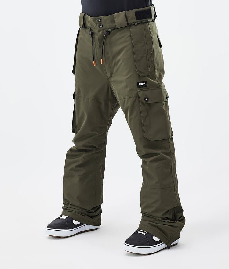 Dope Iconic Pantaloni Snowboard Uomo Olive Green