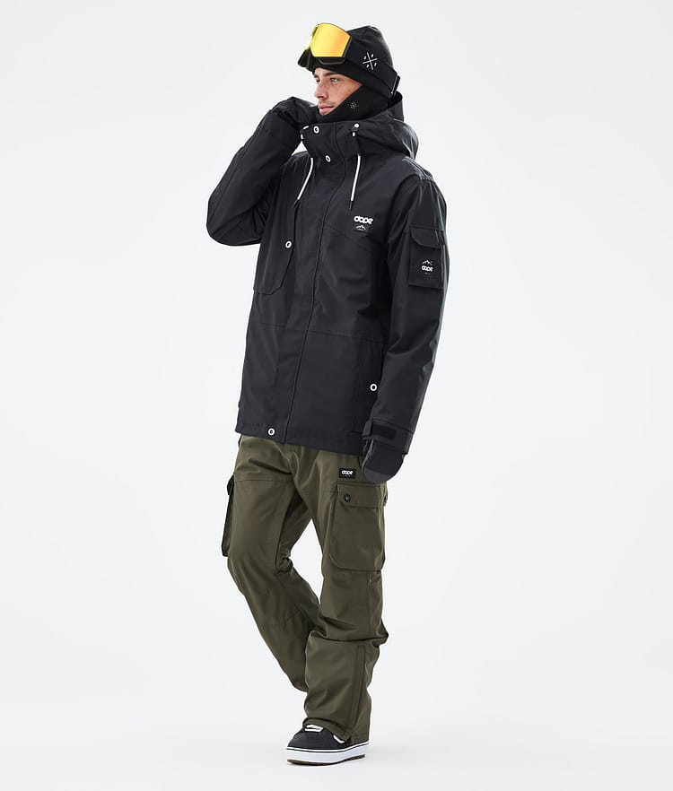Dope Iconic Kalhoty na Snowboard Pánské Olive Green