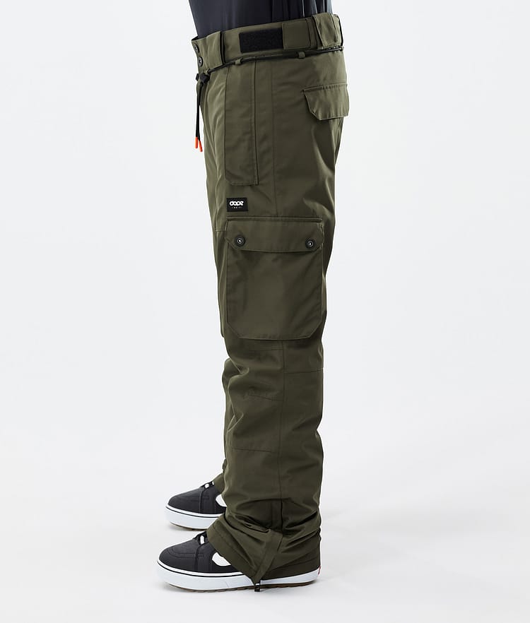 Dope Iconic Spodnie Snowboardowe Mężczyźni Olive Green