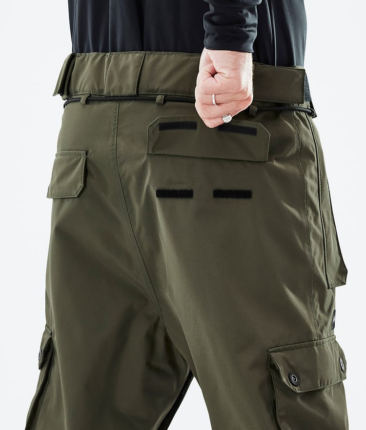 Dope Iconic Pantalon de Ski Homme Olive Green, Image 7 sur 7