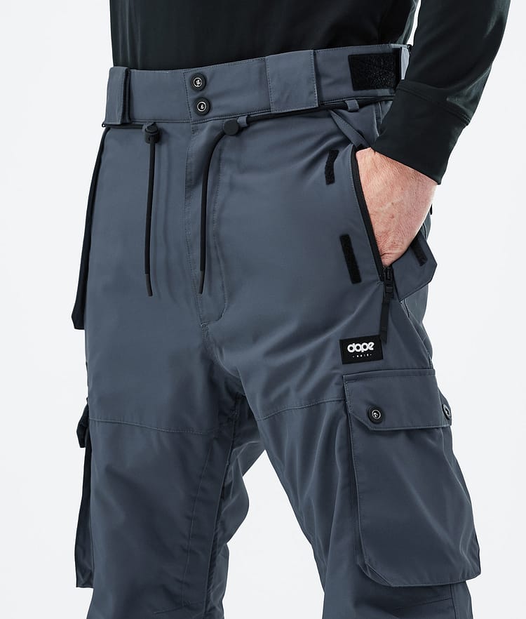 Dope Iconic Ski Pants Men Metal Blue