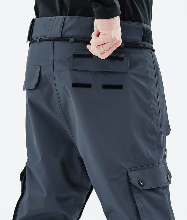 Dope Iconic Snowboard Pants Men Metal Blue