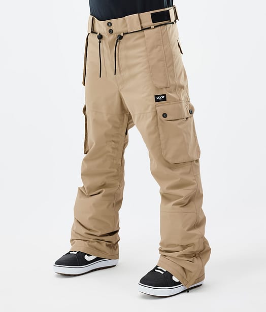 Dope Iconic Spodnie Snowboardowe Mężczyźni Khaki