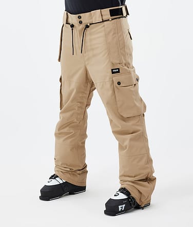 Dope Iconic Lyžařské Kalhoty Pánské Khaki