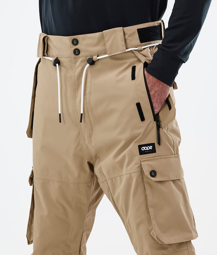 Dope Iconic Pantalon de Snowboard Homme Khaki, Image 5 sur 7