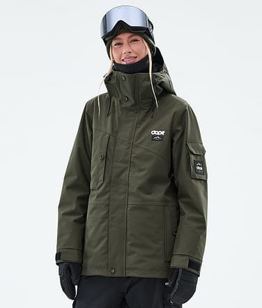 Dope Adept W Snowboard Jacket Women Olive Green