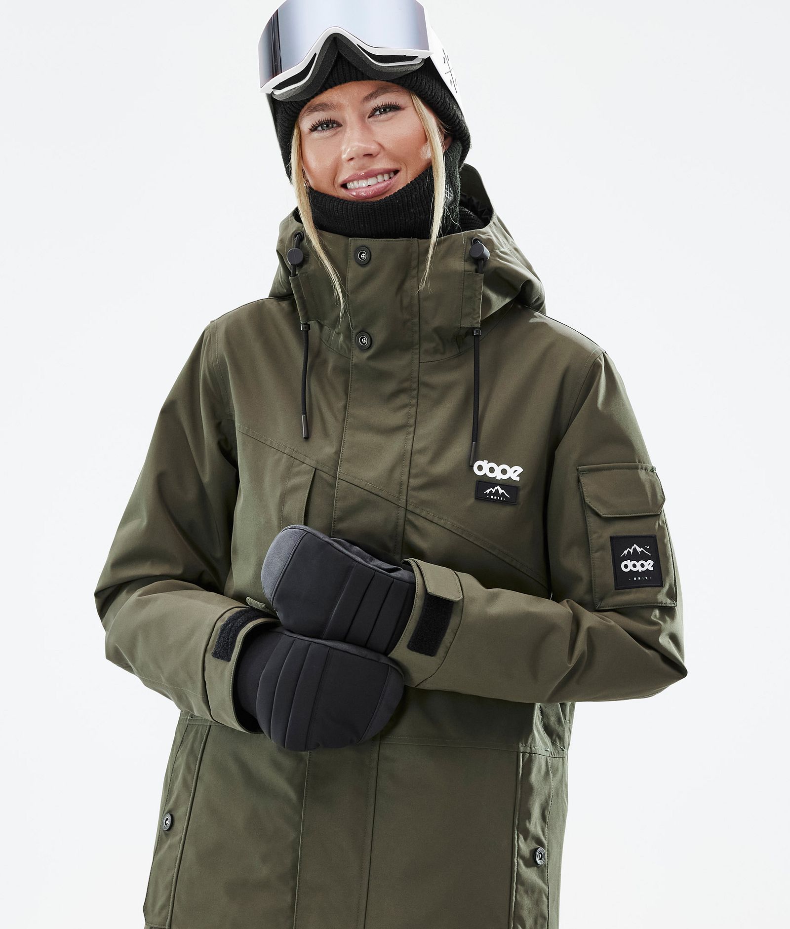Dope Adept W Giacca Snowboard Donna Olive Green
