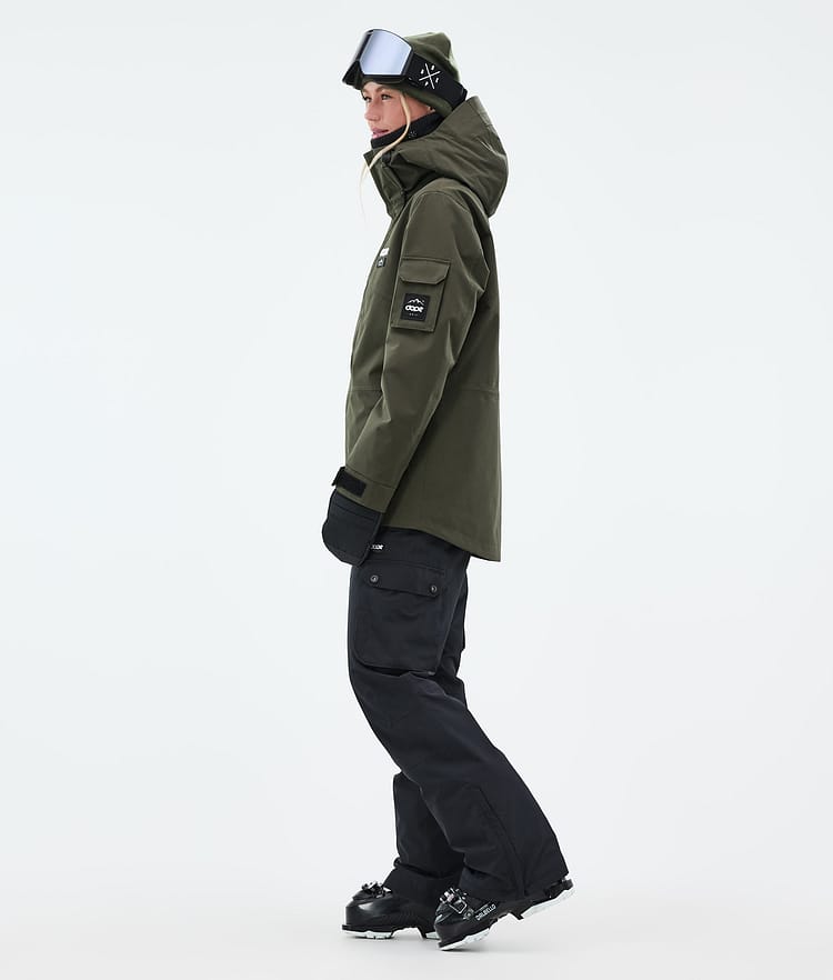 Dope Adept W Giacca Sci Donna Olive Green, Immagine 4 di 10