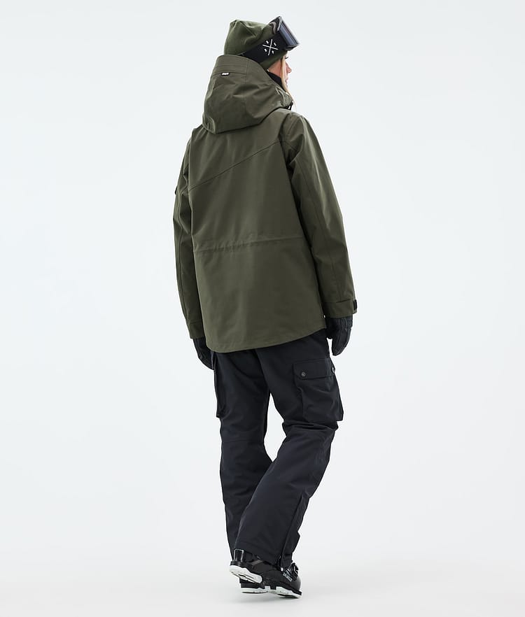 Dope Adept W Giacca Sci Donna Olive Green, Immagine 5 di 10