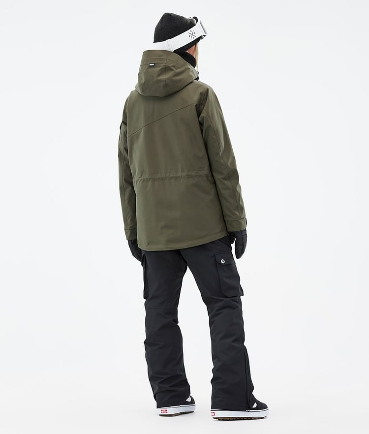 Dope Adept W Snowboardjakke Dame Olive Green Renewed