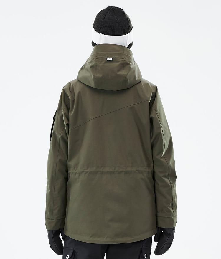 Dope Adept W Kurtka Snowboardowa Kobiety Olive Green Renewed, Zdjęcie 7 z 10