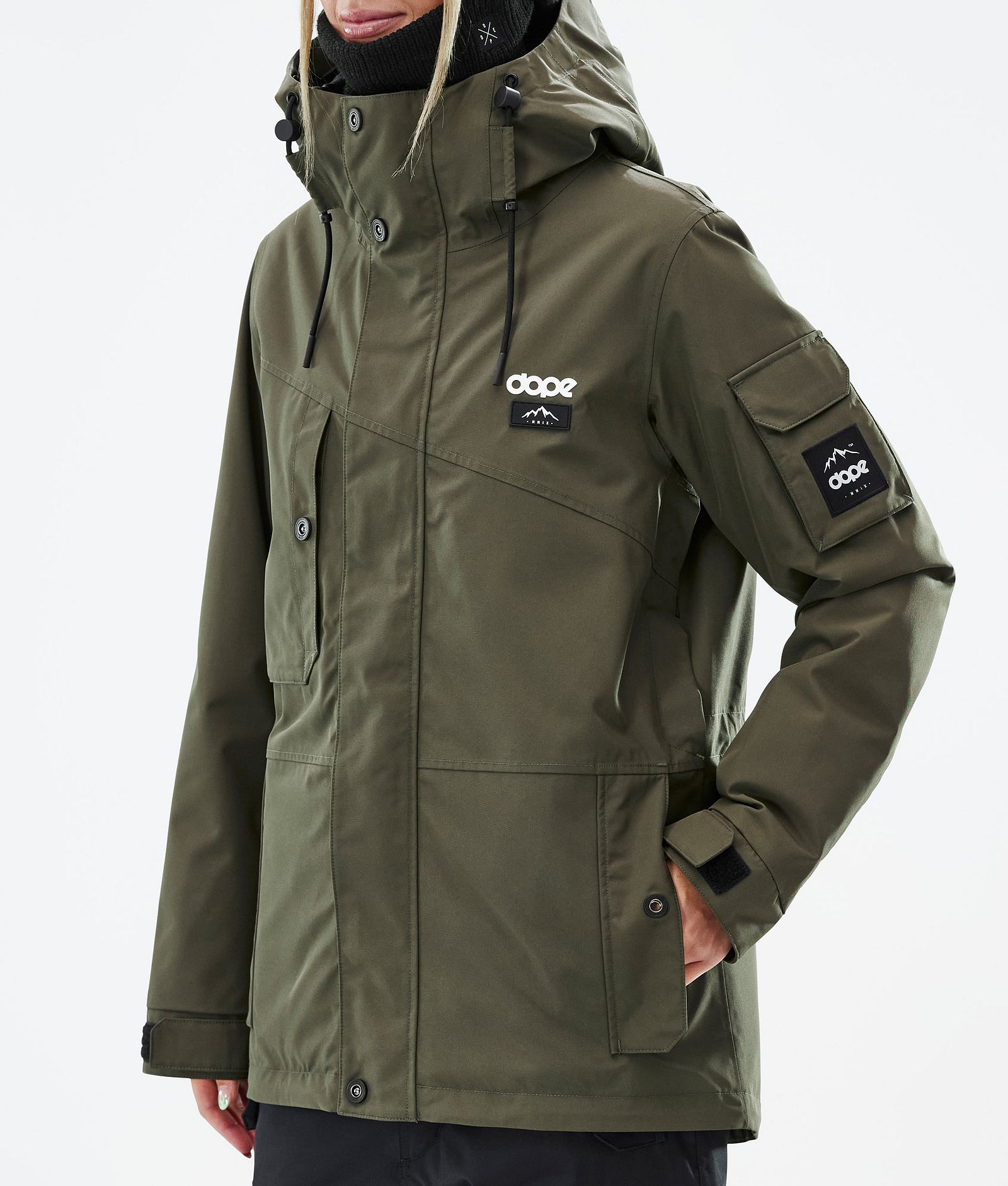 Dope Adept W Chaqueta Snowboard Mujer Olive Green