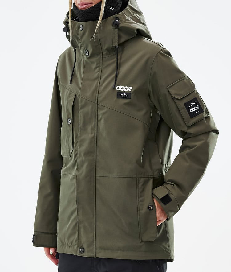 Dope Adept W Ski Jacket Women Olive Green/Black