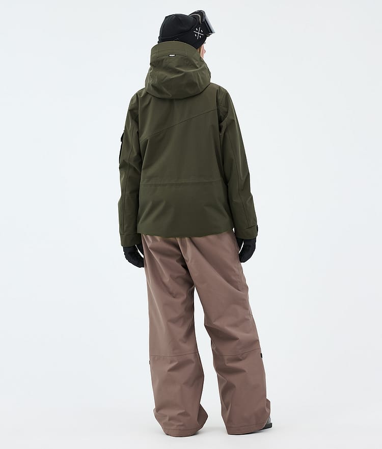 Dope Adept W Ski Outfit Dame Olive Green/Walnut, Image 2 of 2