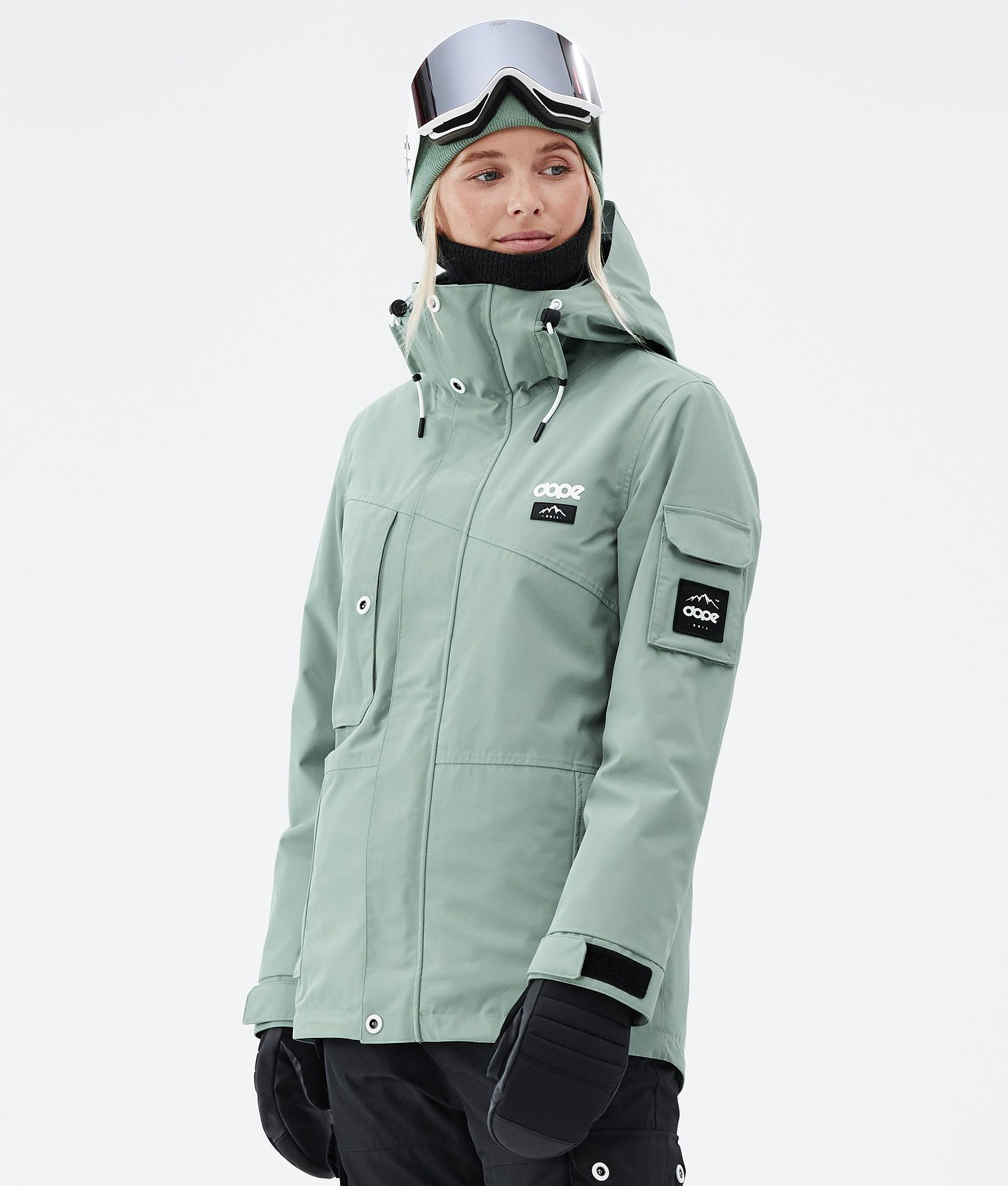 Dope Adept W Snowboard jas Dames Faded Green Renewed