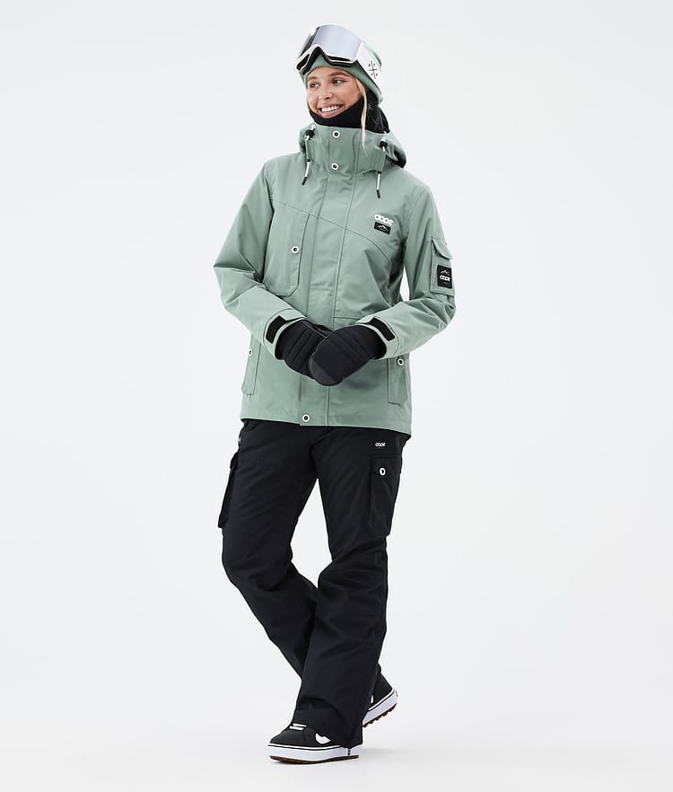Dope Adept W Snowboard Jacket Women Faded Green Renewed, Image 3 of 9