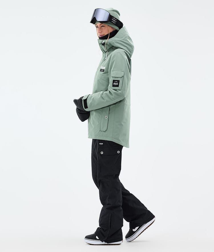 Dope Adept W Giacca Snowboard Donna Faded Green, Immagine 4 di 10