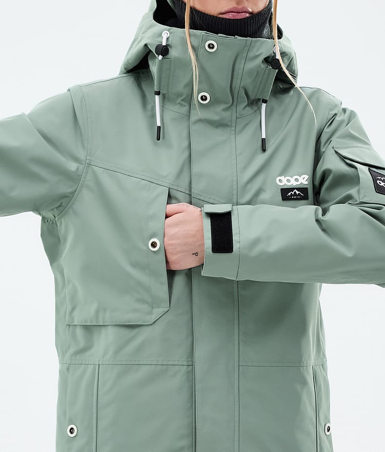 Dope Adept W Giacca Snowboard Donna Faded Green, Immagine 9 di 10