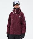 Dope Adept W Ski Jacket Women Burgundy