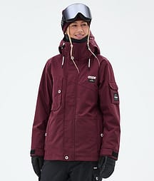 Dope Adept W Ski Jacket Women Burgundy
