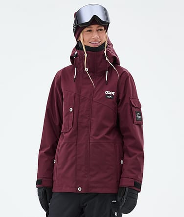 Dope Adept W Snowboard Jacket Burgundy