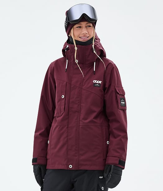 Dope Adept W Snowboard Jacket Women Burgundy