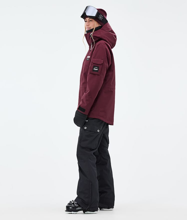 Dope Adept W Ski Jacket Women Burgundy, Image 4 of 10