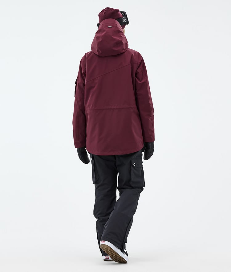 Dope Adept W Snowboard Jacket Women Burgundy Renewed, Image 5 of 10