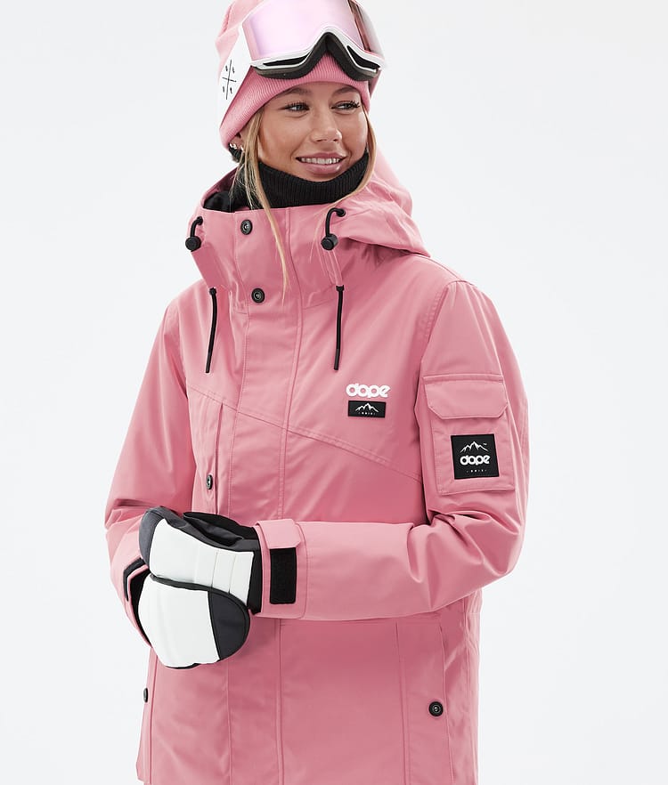 Dope Adept W Ski jas Dames Pink/Black