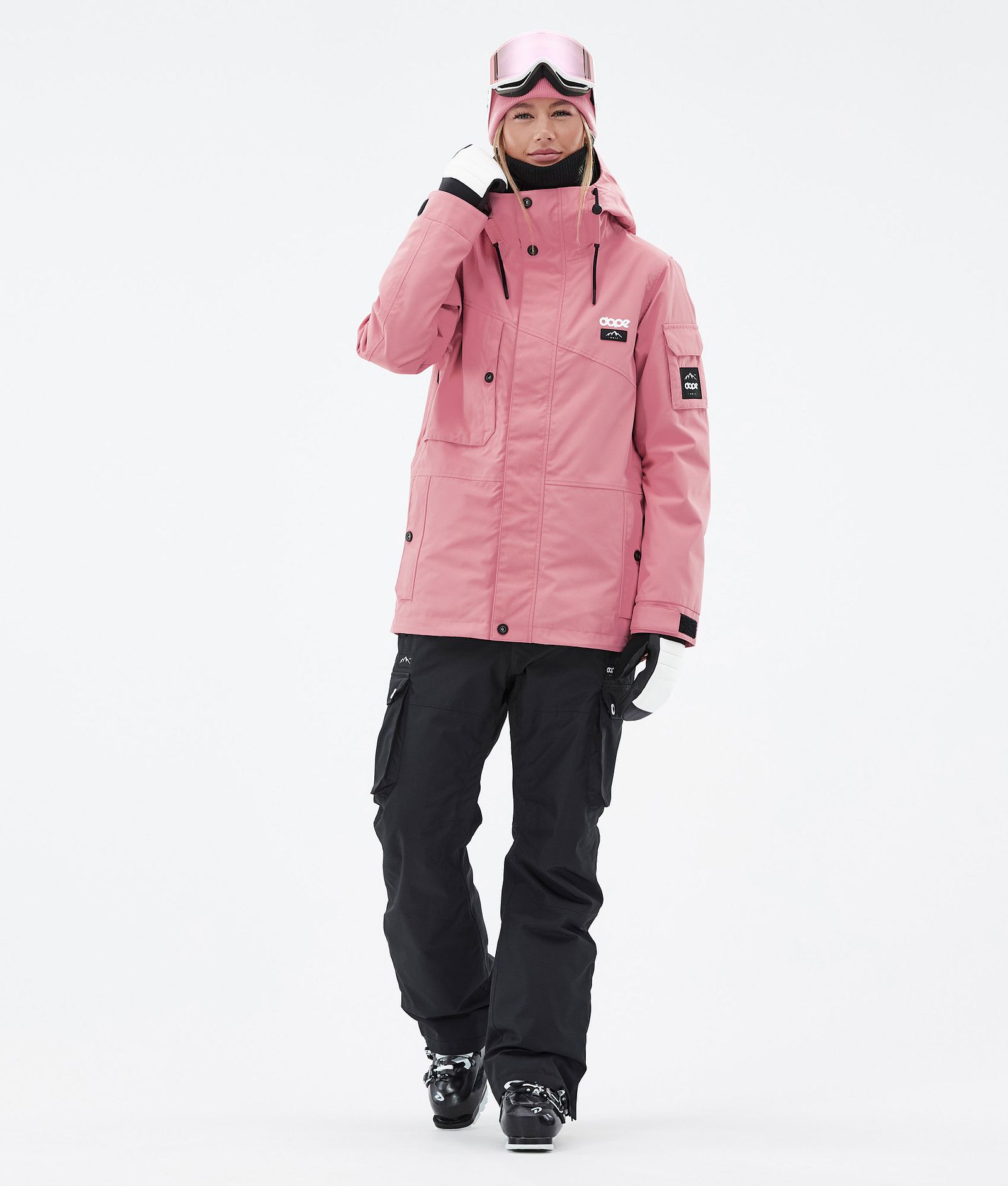 Dope Adept W Giacca Sci Donna Pink/Black, Immagine 3 di 10