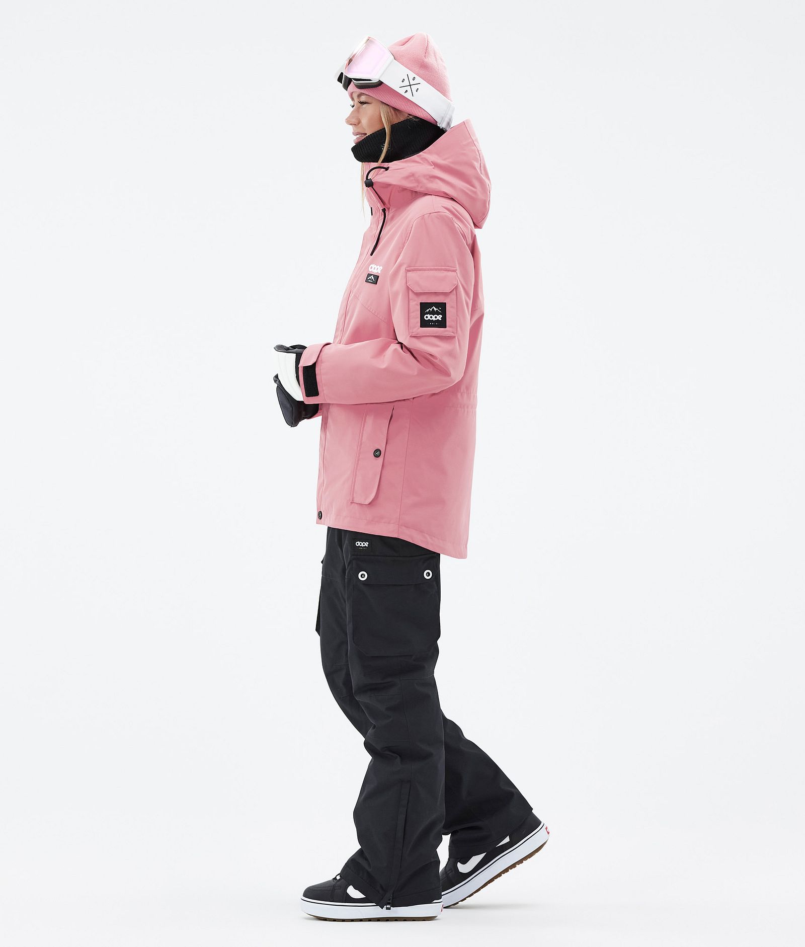 Dope Adept W Snowboardjakke Dame Pink Renewed, Billede 4 af 10