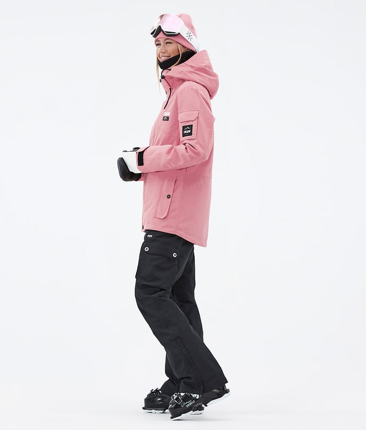 Dope Adept W Veste de Ski Femme Pink/Black