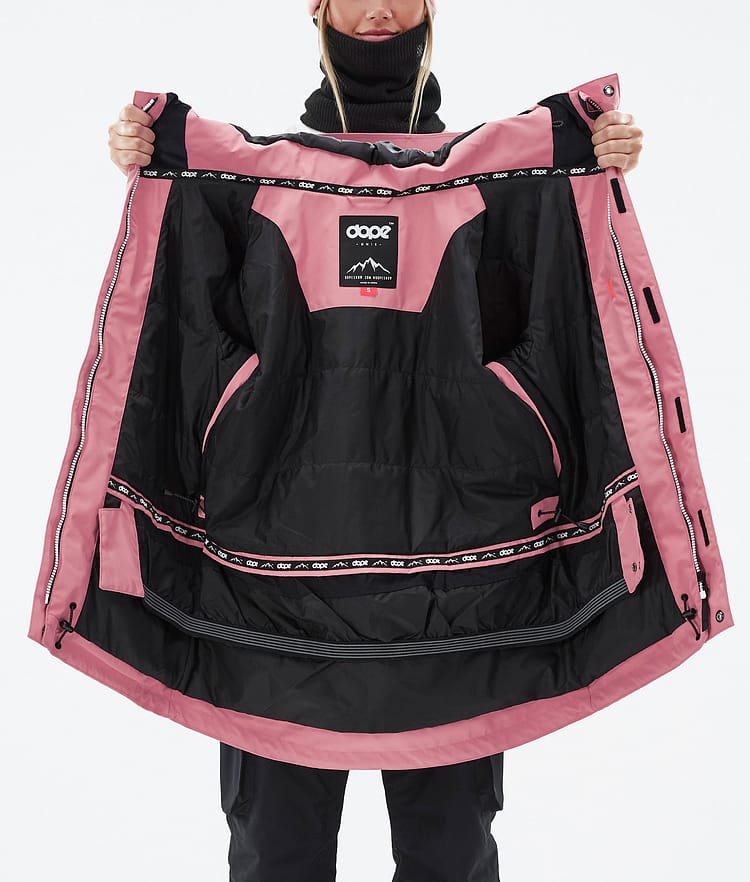 Dope Adept W Veste de Ski Femme Pink/Black, Image 10 sur 10