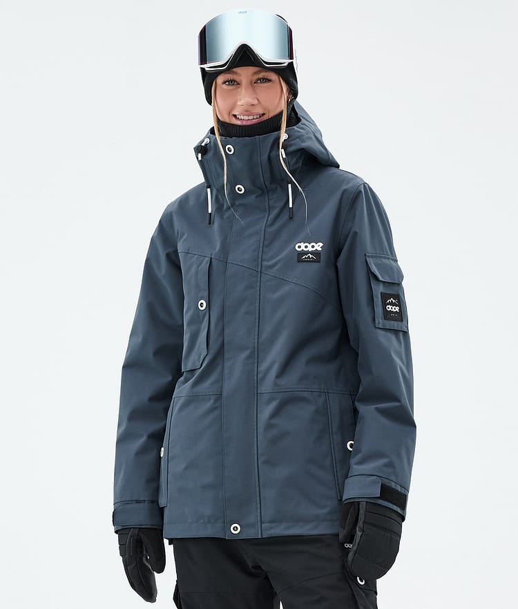 Dope Adept W Snowboard Jacket Women Metal Blue Renewed, Image 1 of 10