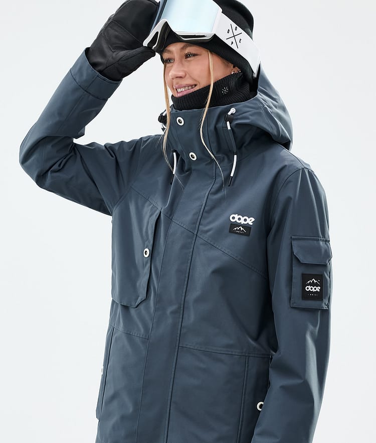 Dope Adept W Snowboard Jacket Women Metal Blue Renewed, Image 2 of 10