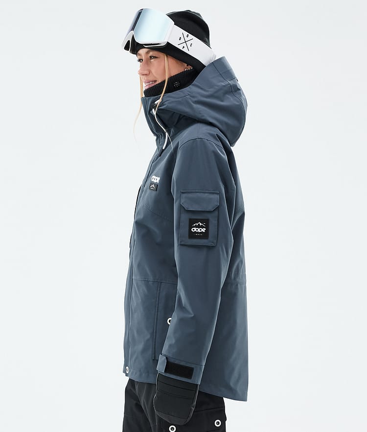 Dope Adept W Snowboard Jacket Women Metal Blue Renewed, Image 6 of 10