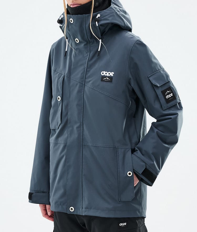 Dope Adept W Snowboard Jacket Women Metal Blue Renewed, Image 8 of 10